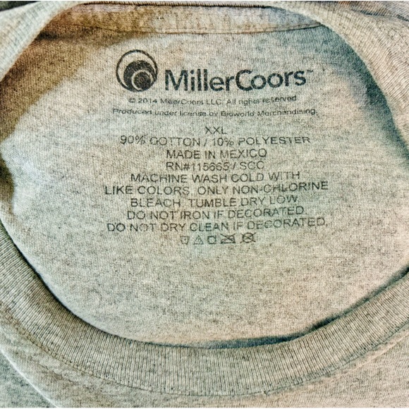 Coors Light Vintage Muscle Tank Gray SZ XXL - Picture 7 of 9